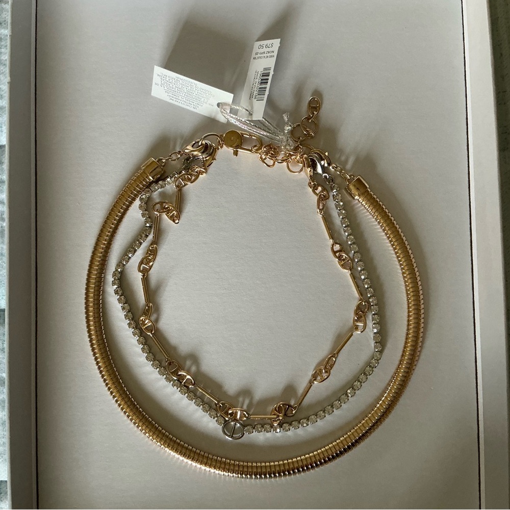 Chico's 3-or-individual Gold and Silver Necklace Stack - Picture 7 of 9